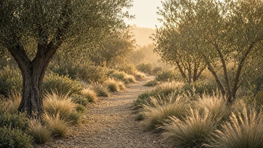 A sunlit path